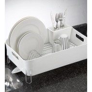 Escorredor 49,5cm Para 12 Pratos Deluxe Branco